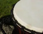 Djembe, indonezyjski bęben, wys. 60cm, śred. 26cm