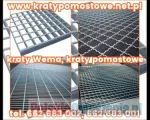 Kraty Wema, kraty pomostowe Mostostal, stopnie schodowe ocynkowane
