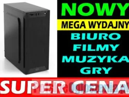 SUPER OKAZJA – NOWY wydajny komputer do biura, pracy, domu, Internetu, multimediów, gier