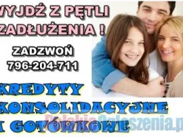 KREDYTY KONSOLIDACYJNE! OBNIŻAMY RATY ! POŁĄCZ kredyty w JEDEN!