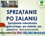Dezynfekcja mieszkań i lokali, Wrocław, tel. 504-746-203, cennik usług