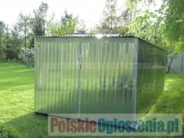 GARAŻ BLASZANY 3X6 OCYNK KĄTOWNIK