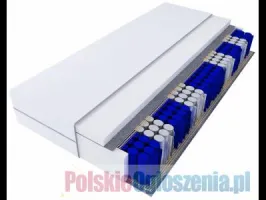Materac wąski 70x200 cm kieszeniowy 9 stref