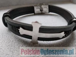 Bransolety męskie ze stalą chirurgiczną