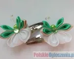 Spinki motylki rękodzieło