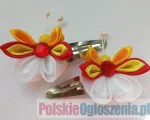 Spinki motylki rękodzieło