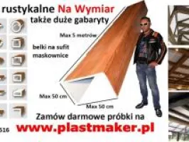 Rabat 23 procent, Belki rustykalne na wymiar, na sufit, prosto od producenta