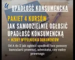 Upadłość konsumencka - kursy jak ogłosić samemu + wzory wypełnienia dokumentów