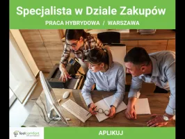 Specjalista w Dziale Zakupów - praca hybrydowa – Warszawa