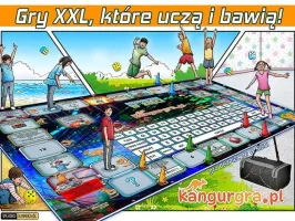 gra XXL BEZPIECZNI W SIECI dla DZIECI do skakania, nauki i zabawy