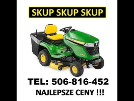 SKUP TRAKTORKÓW DO KOSZENIA TRAWY TRAKTORKI TRAKTOREK KOSIARKA TRAKTOR OGRODOWY