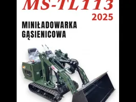 Mini Ładowarka gąsienicowa MS-TL113 JSB - Nowa 2025
