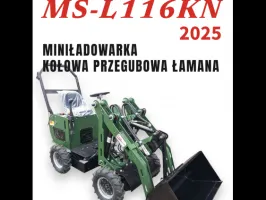 Mini Ładowarka kołowa przegubowa łamana MS-L116KN JSB - Nowa 2025