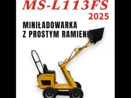 Mini Ładowarka kołowa z prostym ramieniem MS-L113FS JSB - Nowa 2025