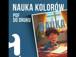 Nauka Kolorów dla Dzieci do Druku PDF – Edukacyjne Karty