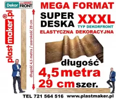 NOWOŚĆ - Elastyczna luksusowa elastyczna deska MEGA FORMAT/  4,5 długości i 29 cm szer. Imitacja