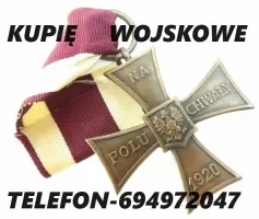 KUPIĘ ODZNACZENIA,ODZNAKI,MEDALE,ORDERY STARE WOJSKOWE TELEFON