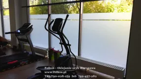 Oklejanie szyb Warszawa Ursynów- folie na witryny, okna, drzwi, ścianki biurowe....