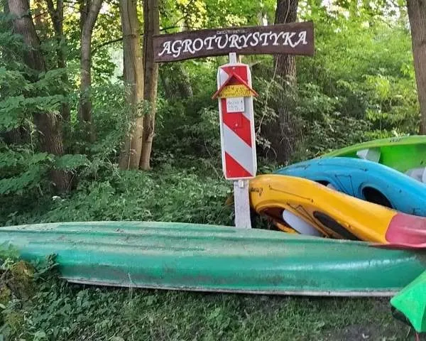 Agroturystyka - Spływy kajakowe rzeką Wel - Pole namiotowe