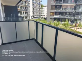 Folie na balkon Giselska, Herbu Oksza, Ogniowa, Silnikowa, Posag 7 Panien...Oklejamy balkony Warszaw