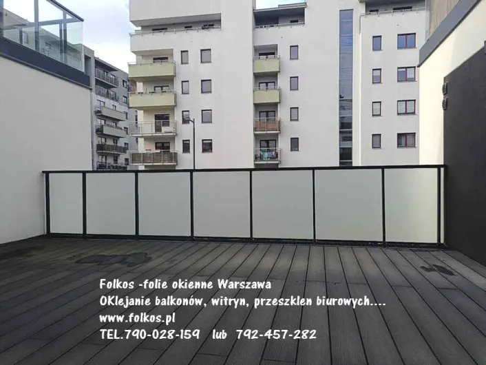 Folie na balkon Pruszków- Oklejamy balkony w Pruszkowie