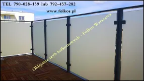 Czym zasłonić szklany balkon? -Folie, okleiny balkonowe Warszawa - Oklejamy balkony folią