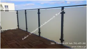 Folie na balkon Warszawa Ursynów - Oklejamy balkony folią Ursynów Folkos