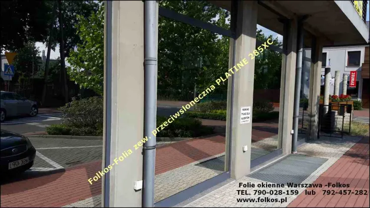 Folkos folie okienne Warszawa Bielany TEL.790-028-159 -Folkos folie z usługą oklejania szyb