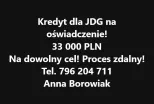 KREDYT DLA JDG I OSÓB FIZYCZNYCH BEZ DOKUMENTOWANIA DOCHODU!